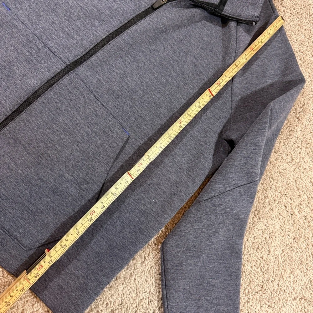 Banana Republic Track Jacket Mens Large Blue Gray Good Full Zip Tech 457617-01‎